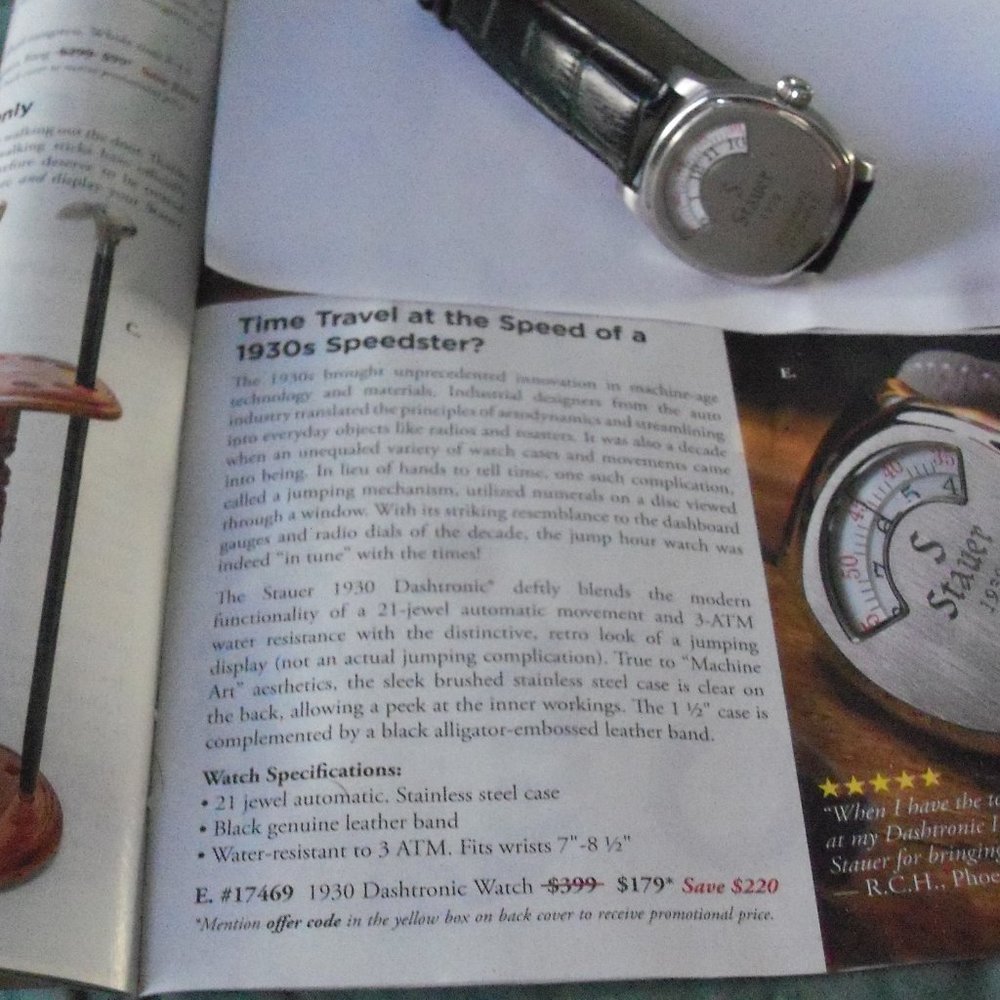 1930s retro style watch